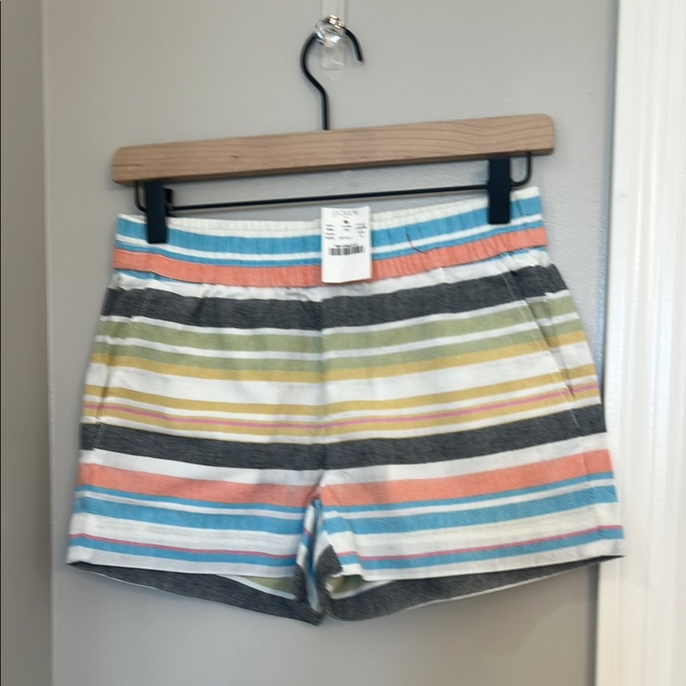 J. Crew Blue and Green Bermuda Shorts